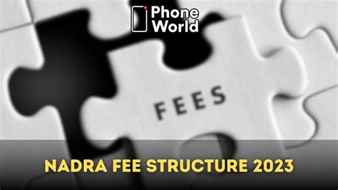 cnic smart card fees|Fee Structure – NADRA.